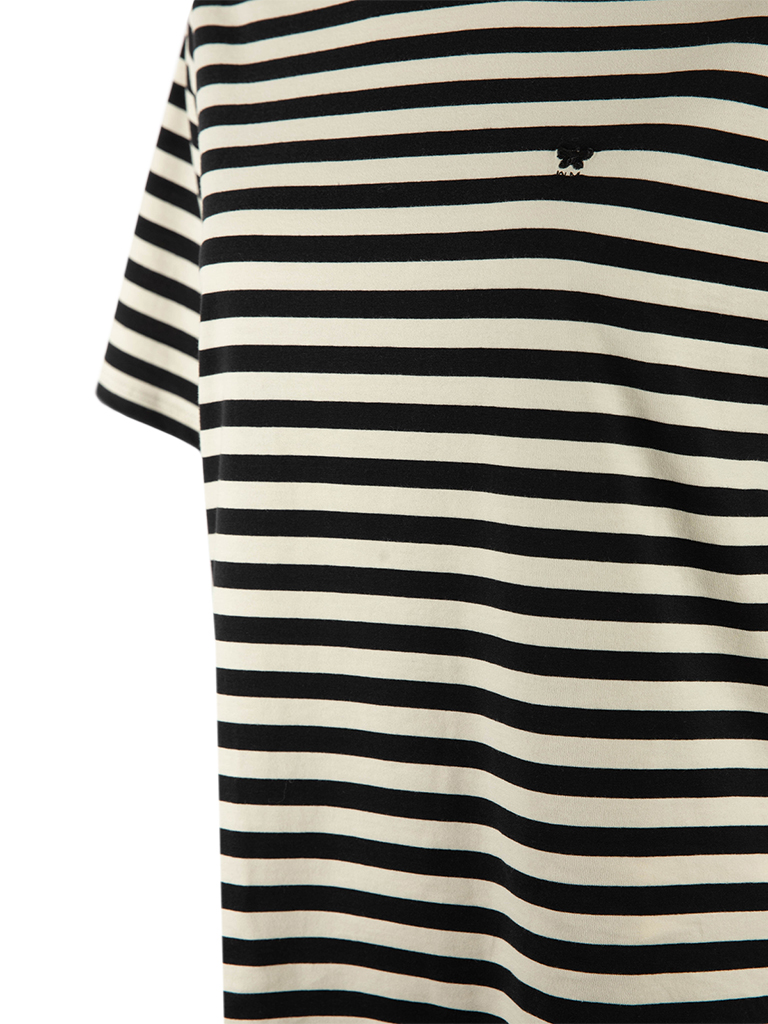 Venaco T-Shirt Benvit/Svart