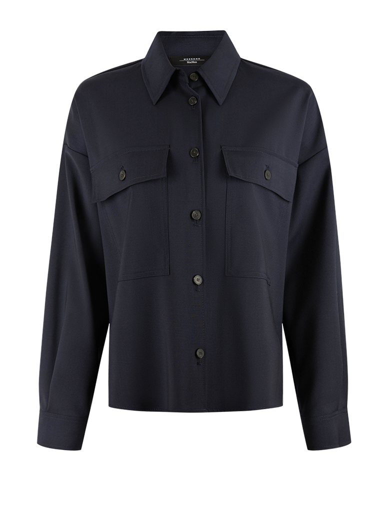 Mulino Overshirt Ull Navy