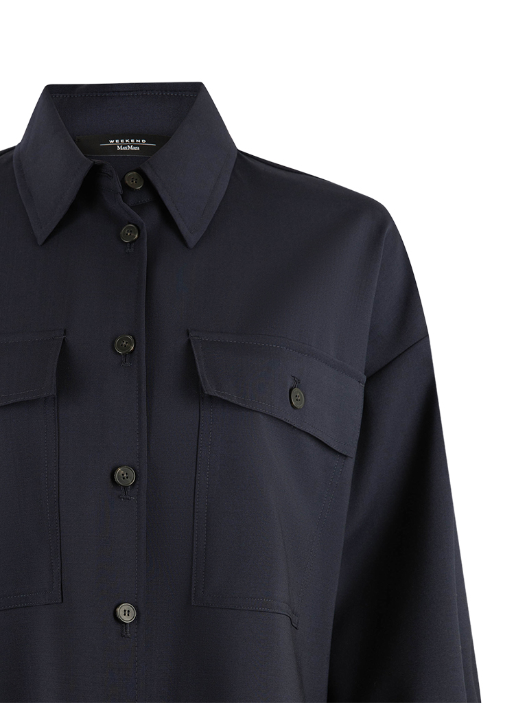 Mulino Overshirt Ull Navy