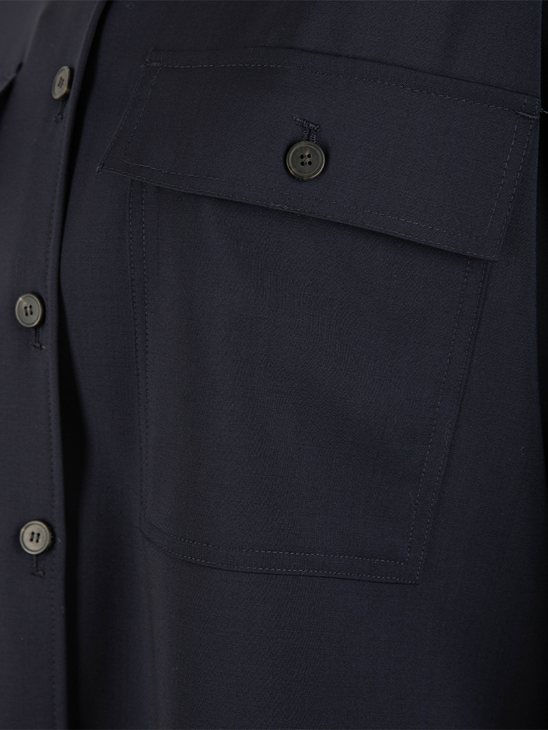 Mulino Overshirt Ull Navy