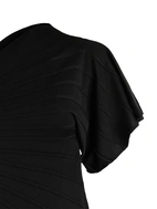 One Shoulder Klänning Svart