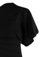 One Shoulder Klänning Svart