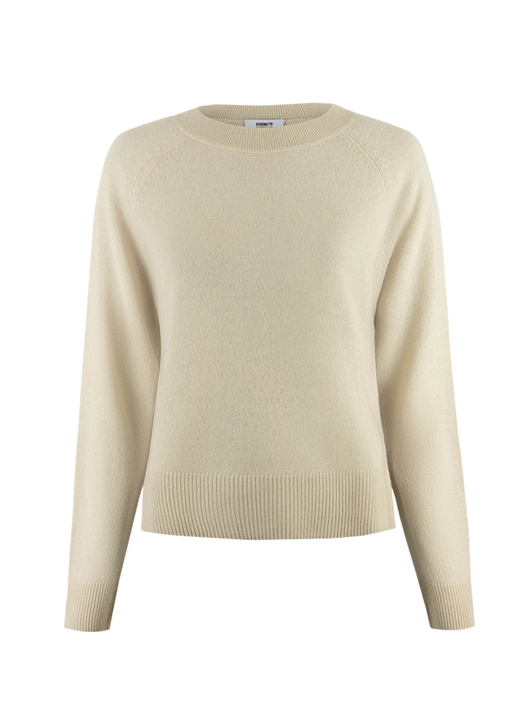 Shirin Tröja Cashmere Ljusbeige