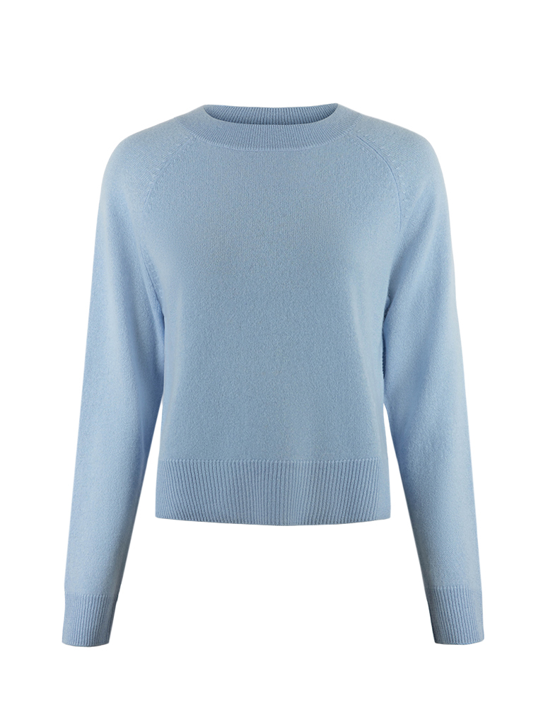 Shirin Tröja Cashmere Ljusblå