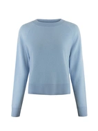 Shirin Tröja Cashmere Ljusblå
