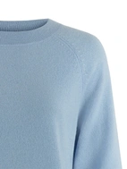 Shirin Tröja Cashmere Ljusblå