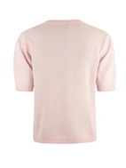 Signe T-shirt Ull/Cashmere Ljusrosa