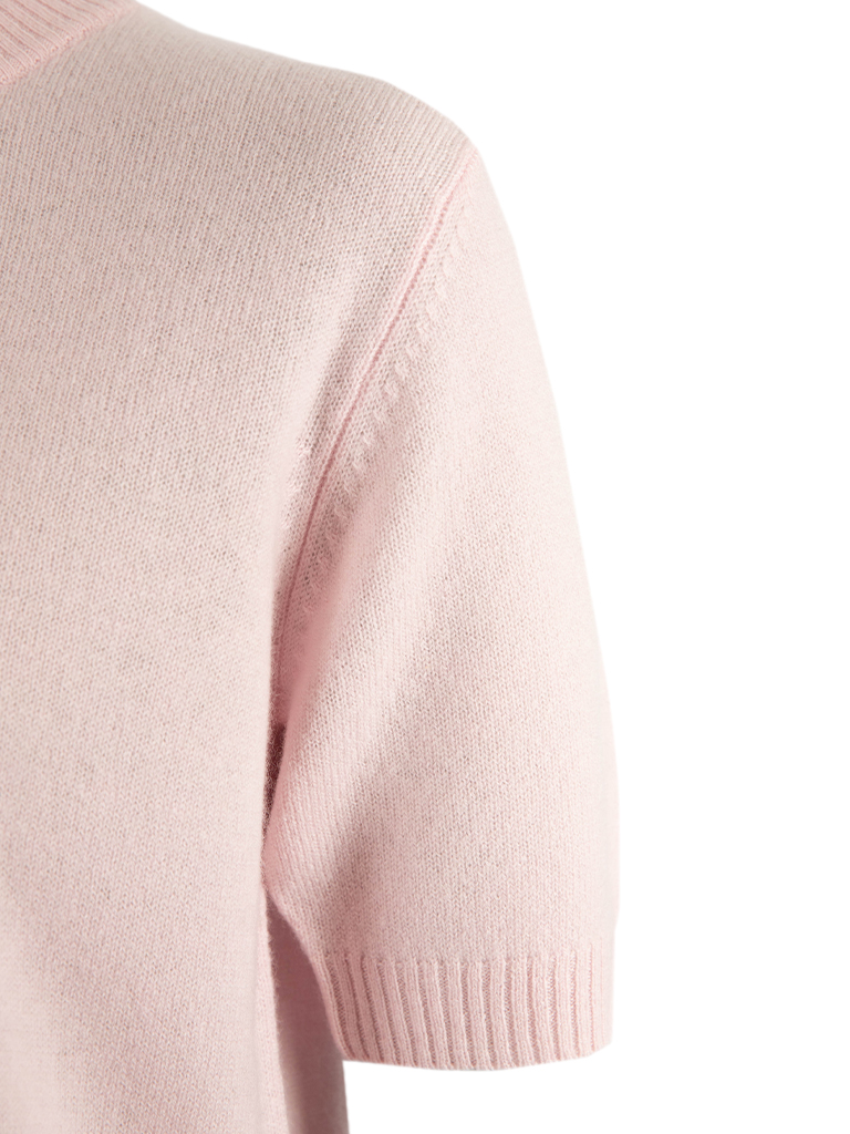 Signe T-shirt Ull/Cashmere Ljusrosa