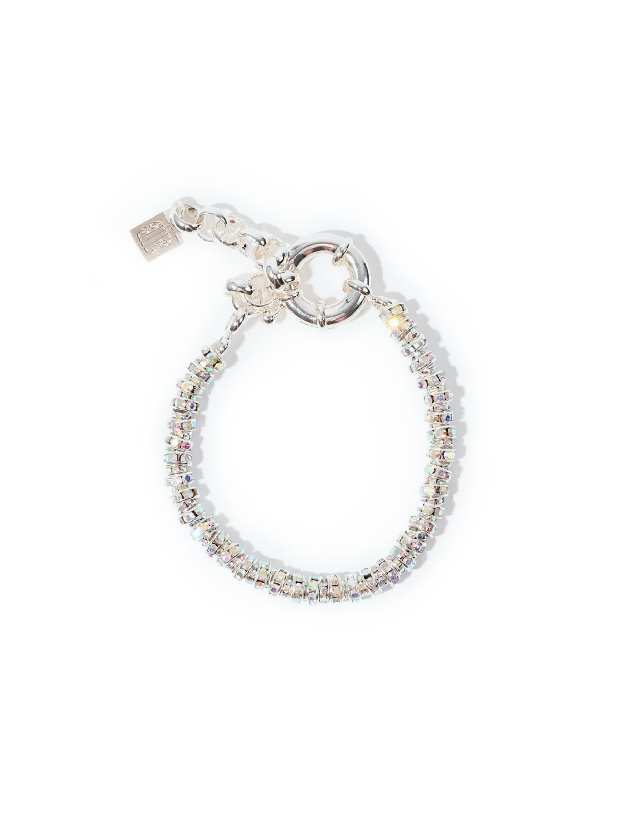 Skinny Diamond Armband Silver