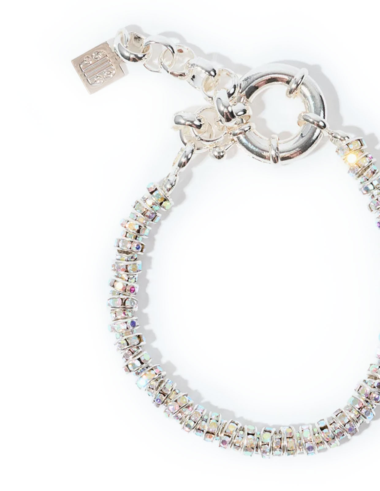 Skinny Diamond Armband Silver