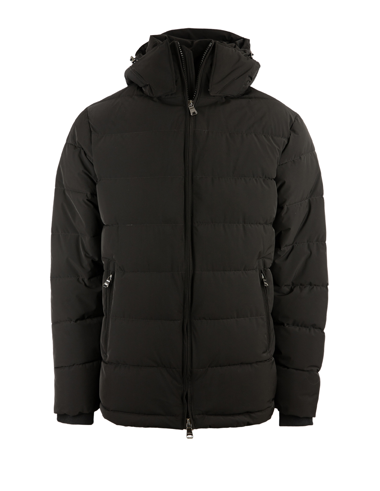 Hooded Puffer Jacka Svart
