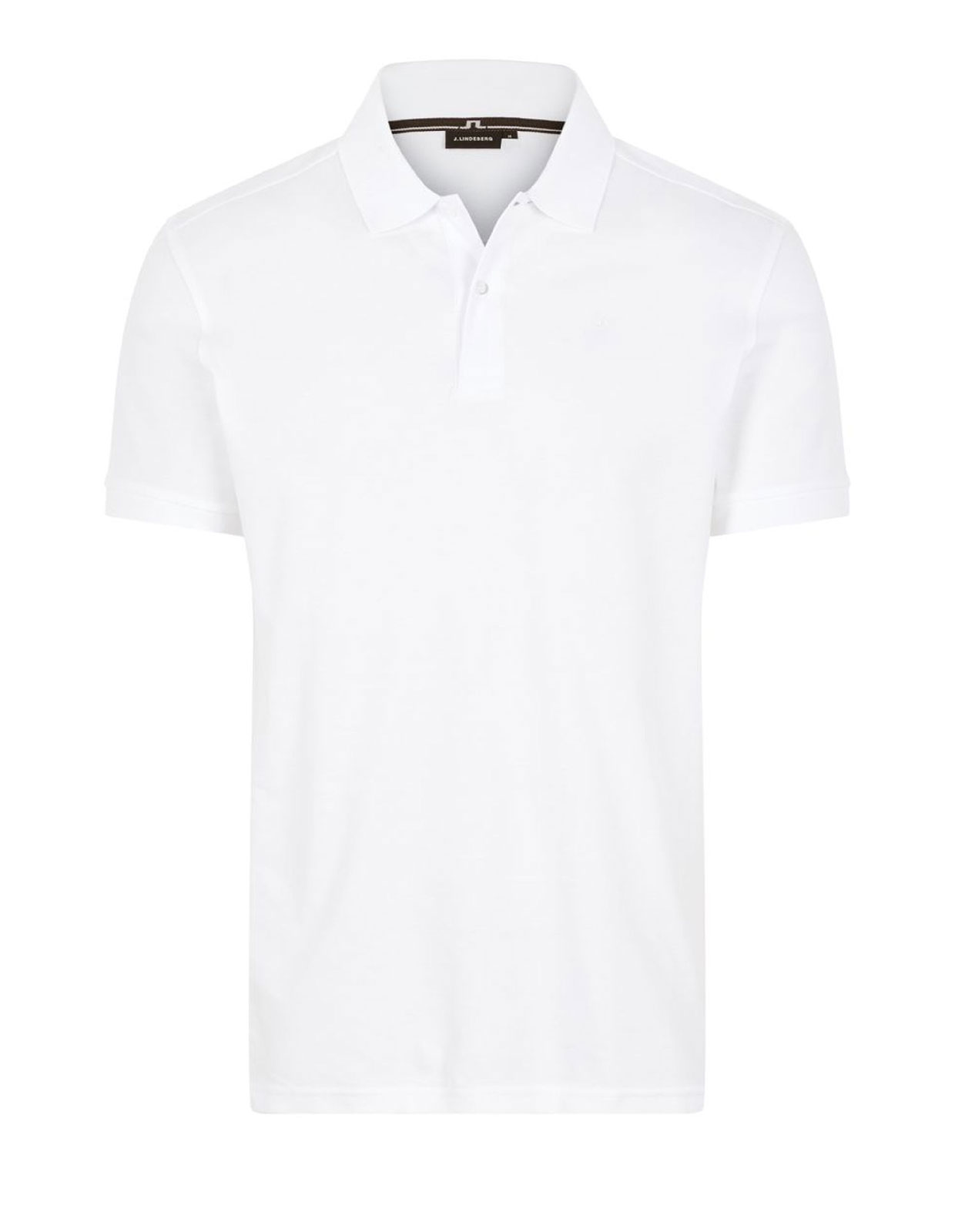 Troy Cotton Polo Pique Shirt White