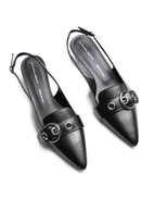 Slingback Skor Svart