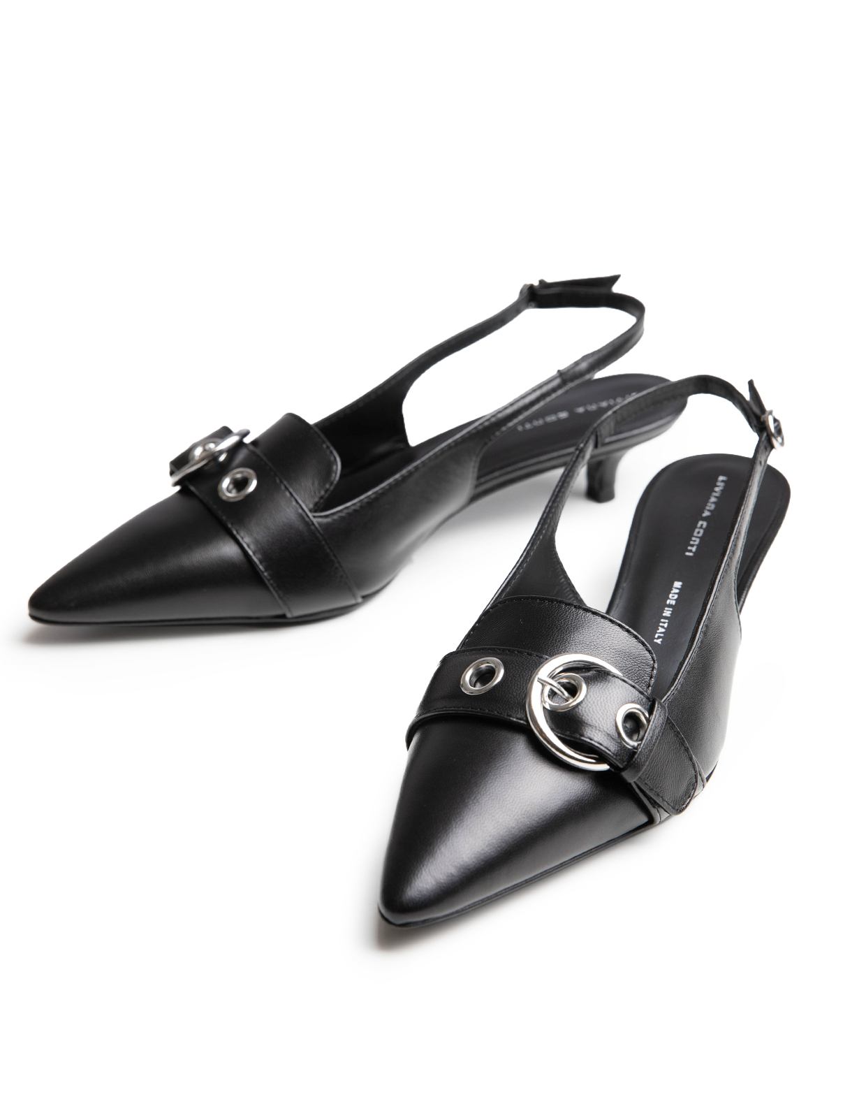 Slingback Skor Svart