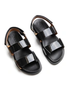Fussbett Sandal Svart Lack