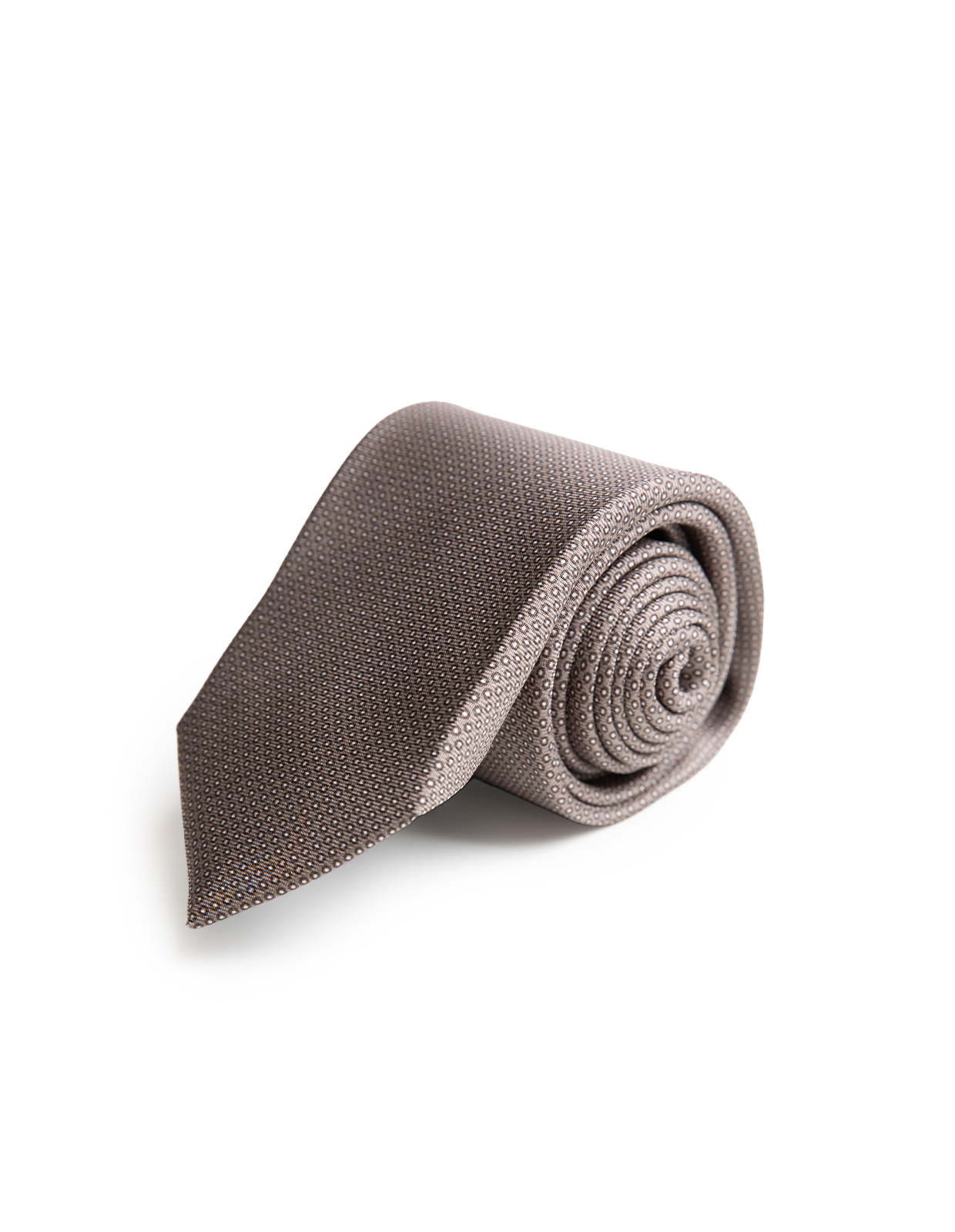 Slips Siden Nougat/Vit One Size