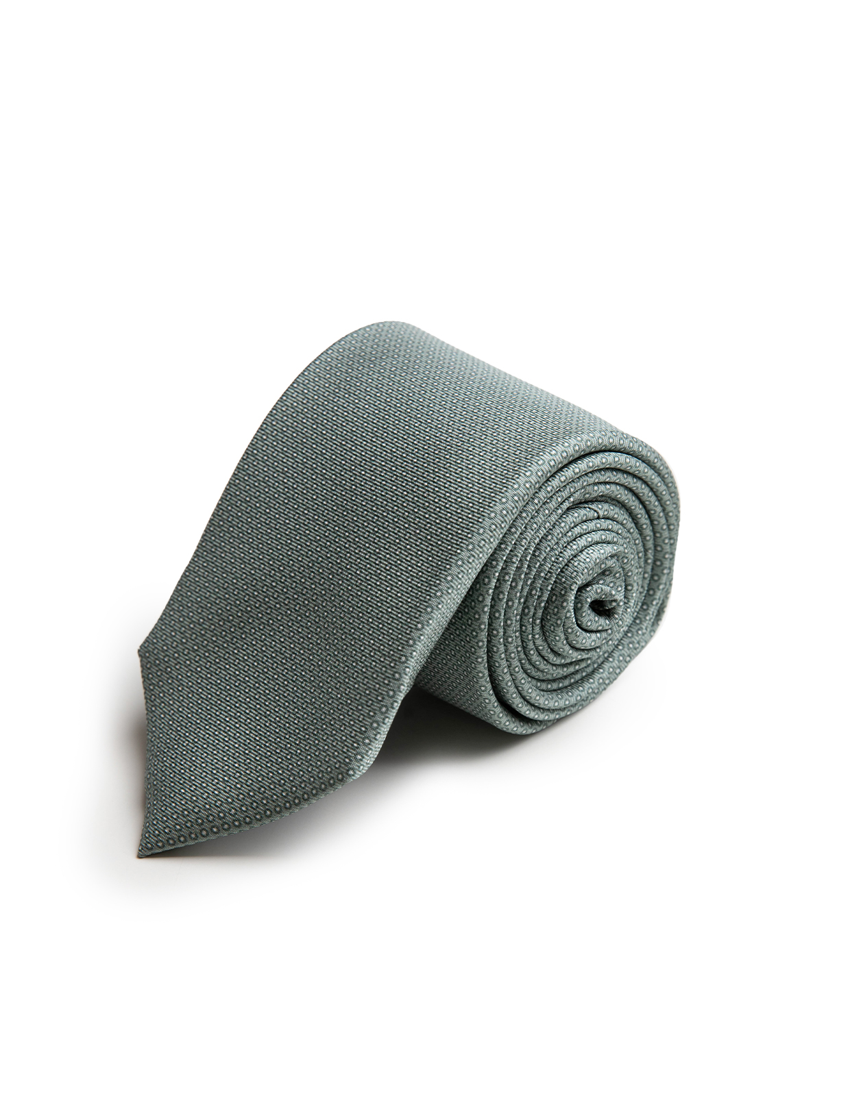 Slips Siden Ljusgrön/Prickig One Size