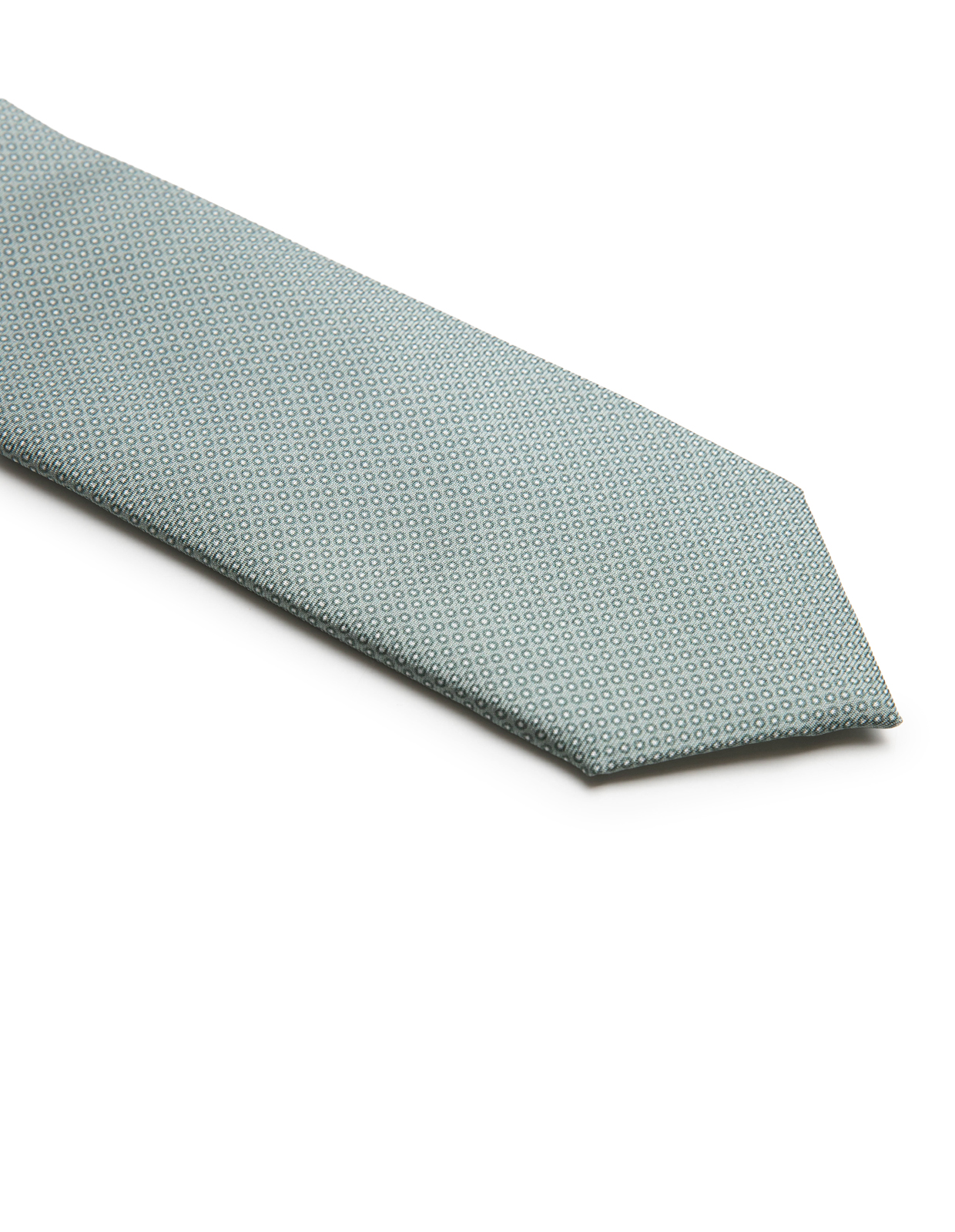 Slips Siden Ljusgrön/Prickig One Size