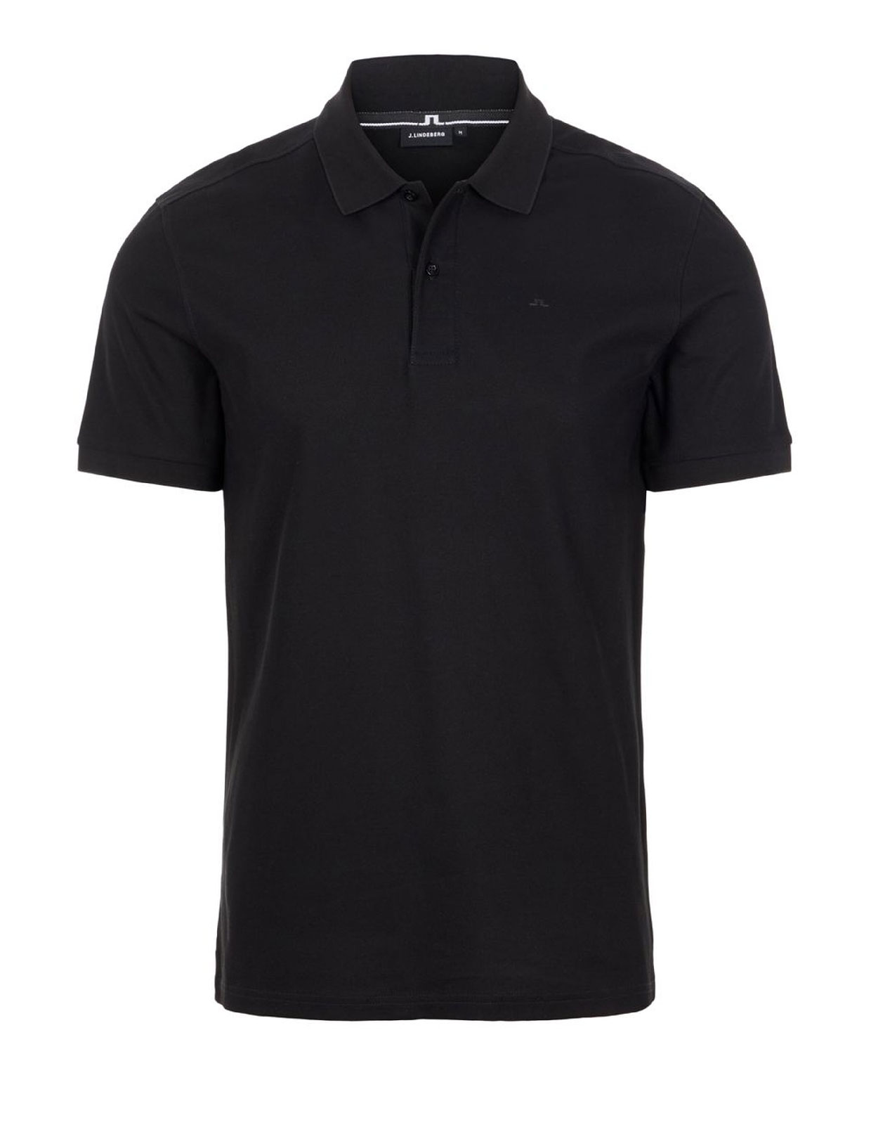 Troy Cotton Polo Pique Shirt Black