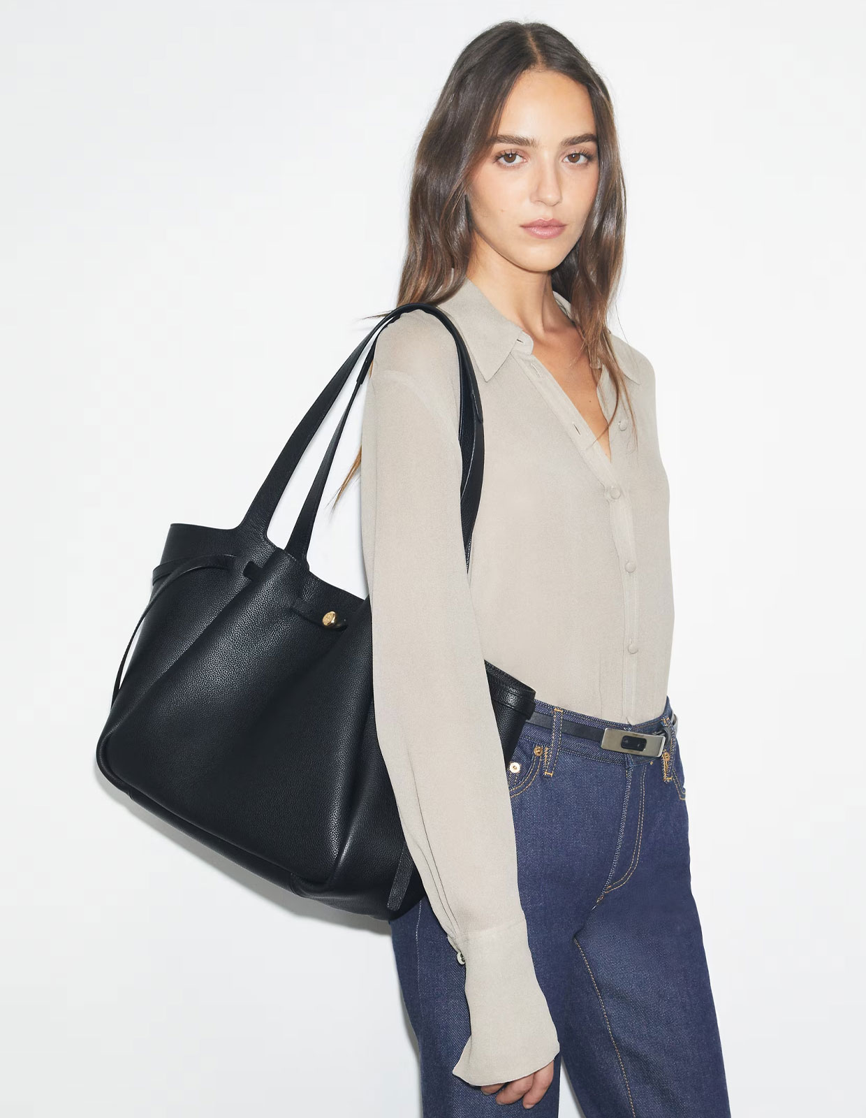 Romy Tote Väska Svart Large
