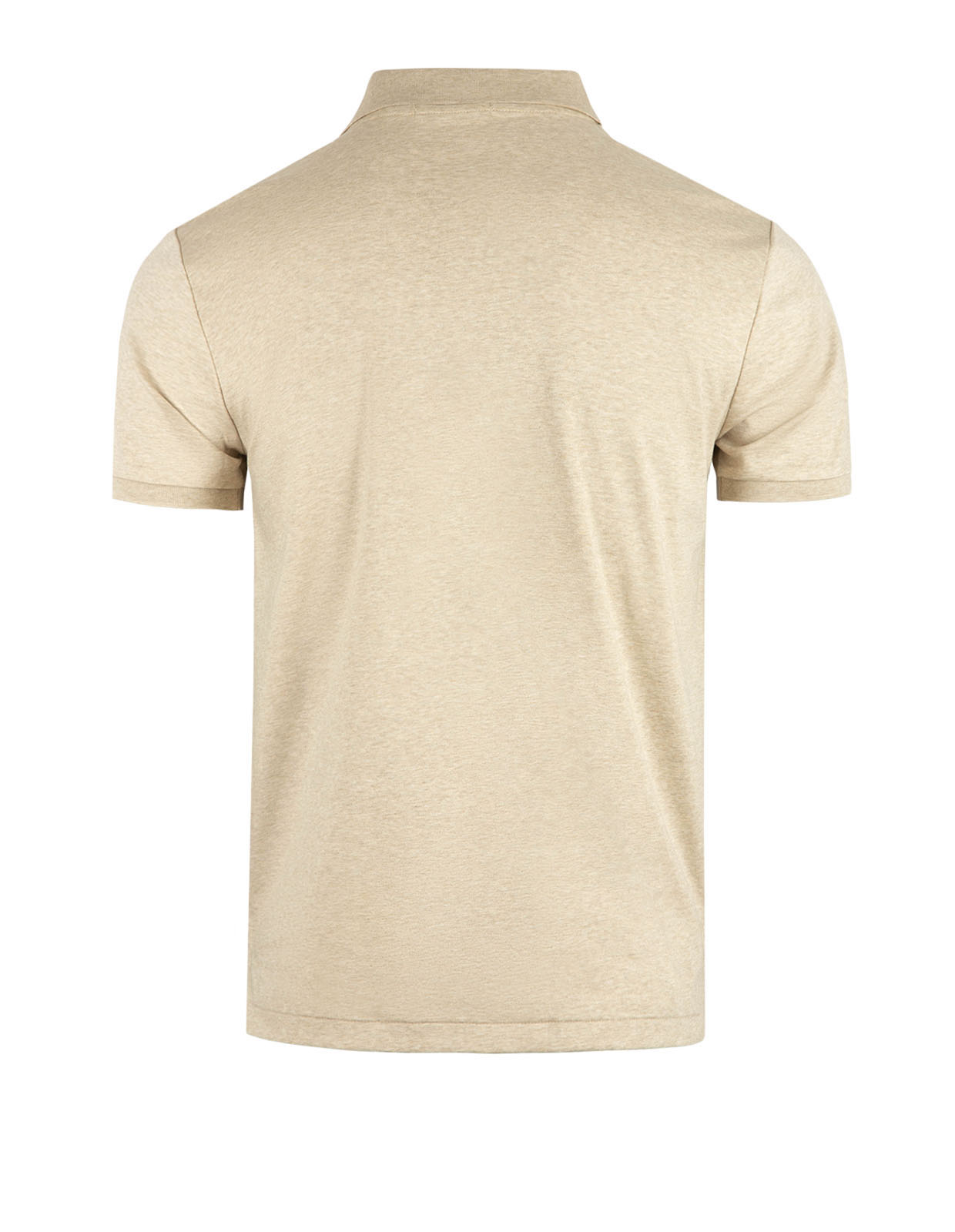 Pikétröja Custom Slim Fit Beige Melerad