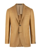 Drop6 Kavaj Soft Shantung Siden Ull Senapsgul