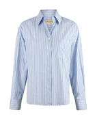 Aureo Skjorta Blå Randig
