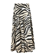 ML Sopite Kjol Linne Svart/Vit/Beige