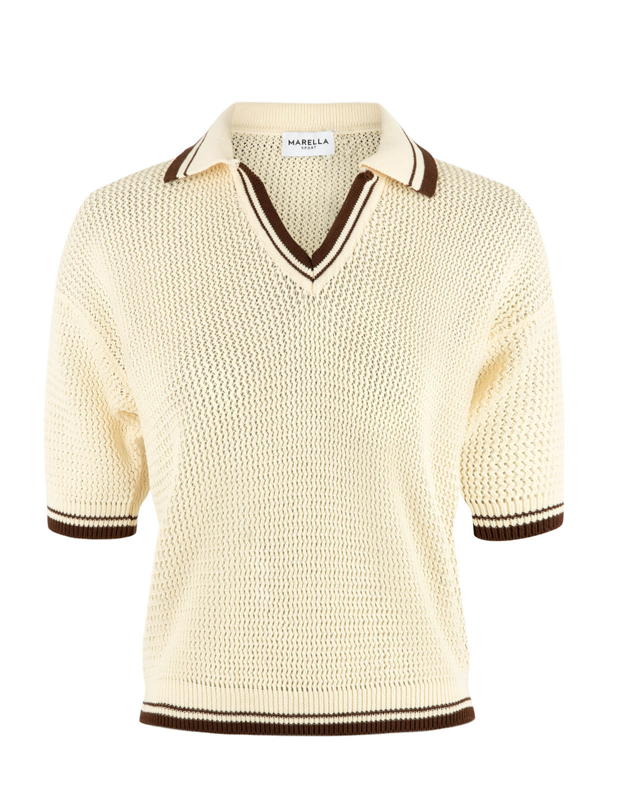 Mlslembi Polo Piquet Benvit/Brun