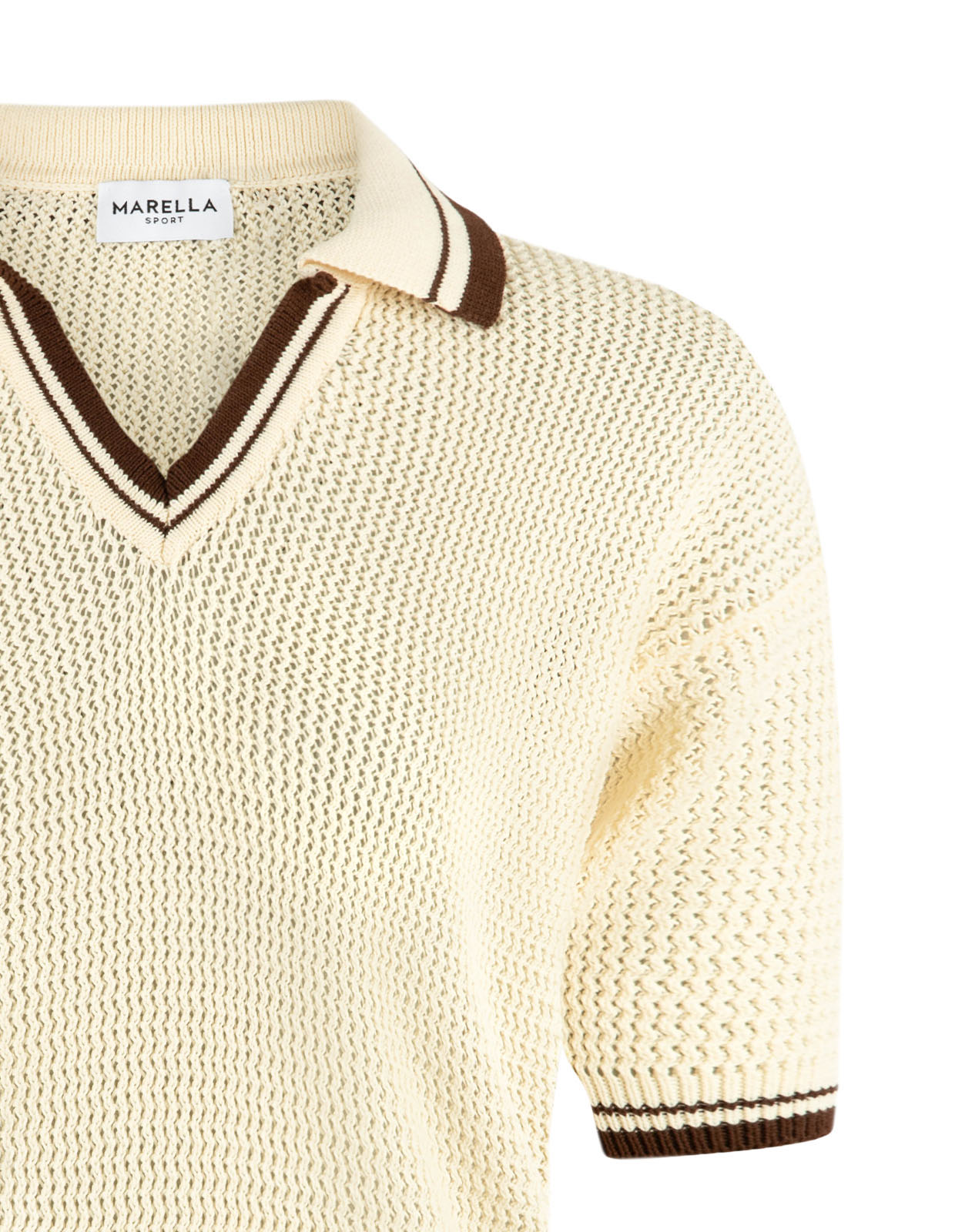 Mlslembi Polo Piquet Benvit/Brun