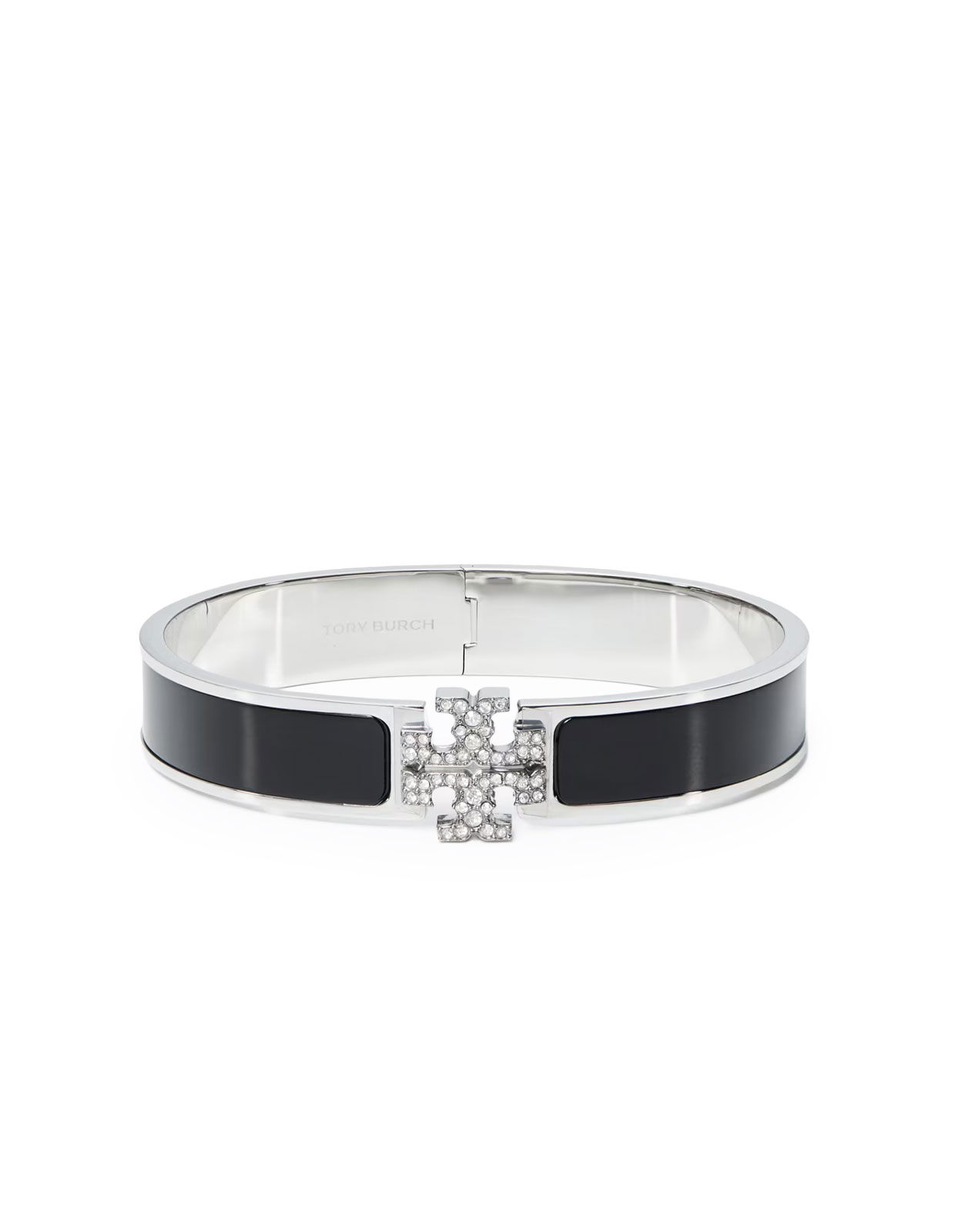 Kira Enamel Armband Silver/Svart