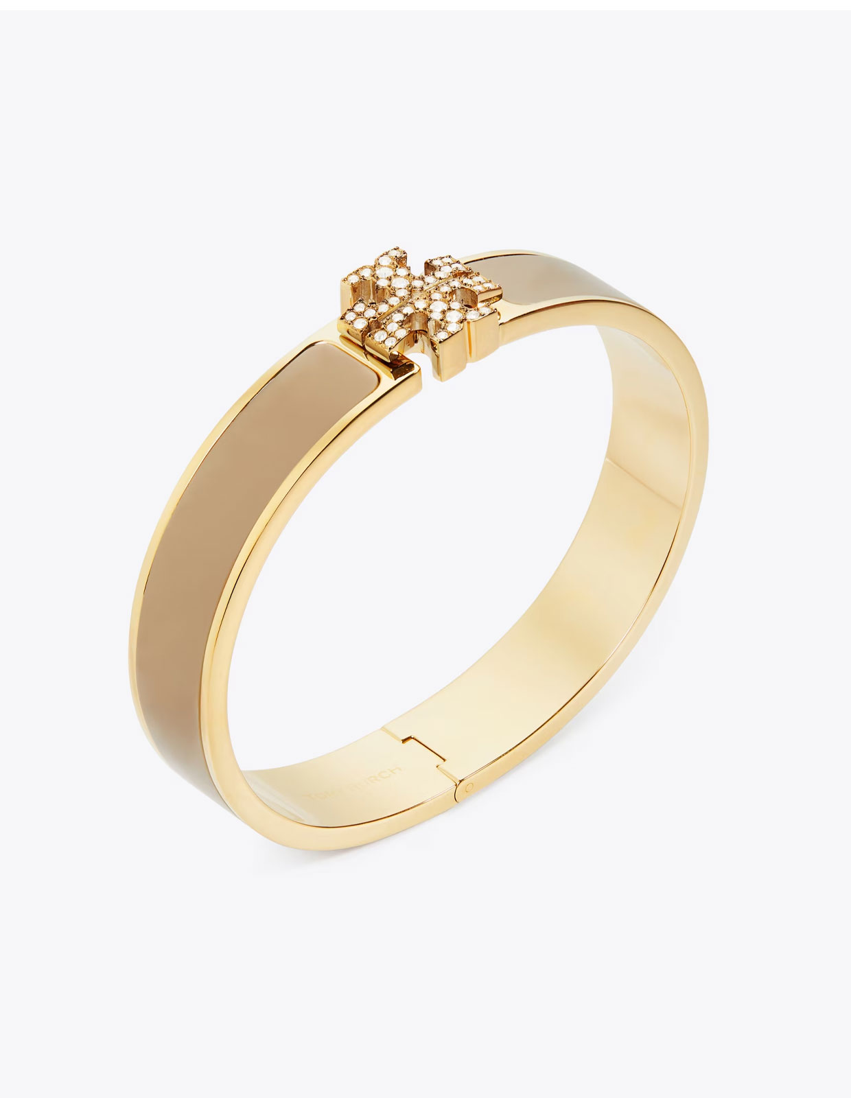 Kira Enamel Armband Guld/Beige