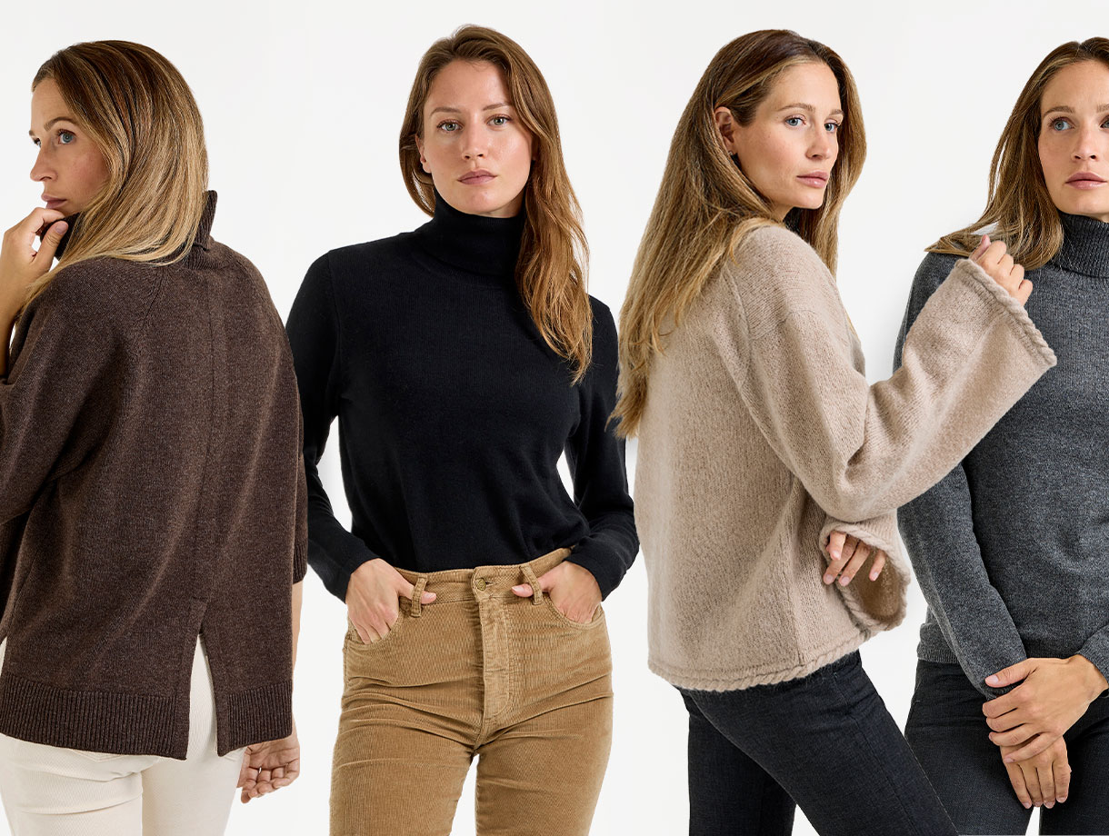 Materialguide för stickade tröjor - ull, kashmir & bomull