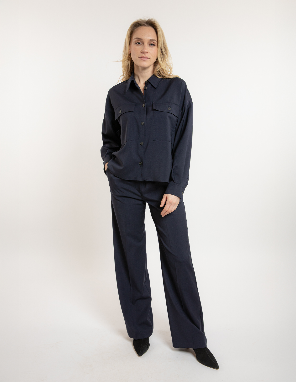 Mulino Overshirt Ull Navy