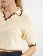 Mlslembi Polo Piquet Benvit/Brun