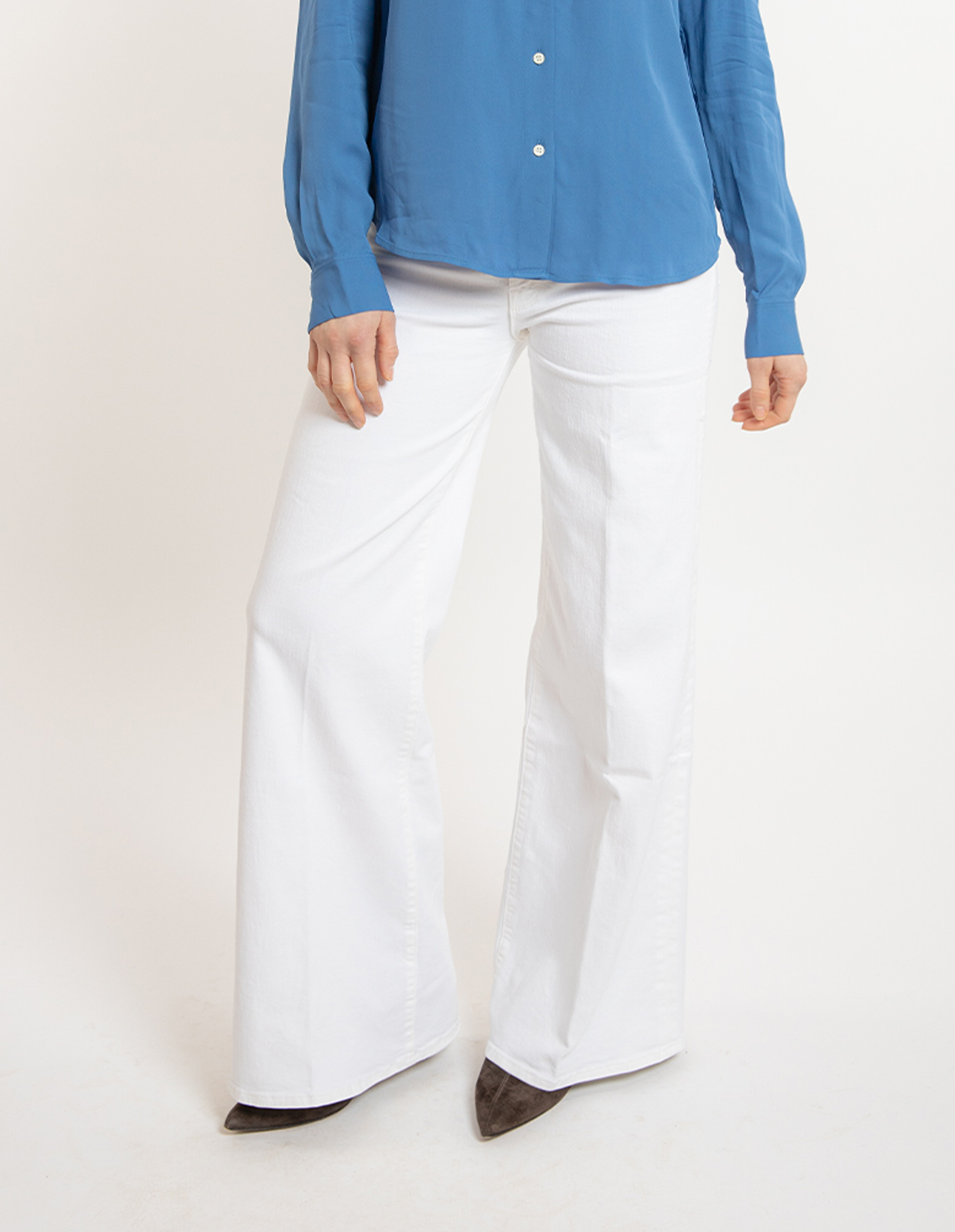 The Twister Sneak Jeans Vit