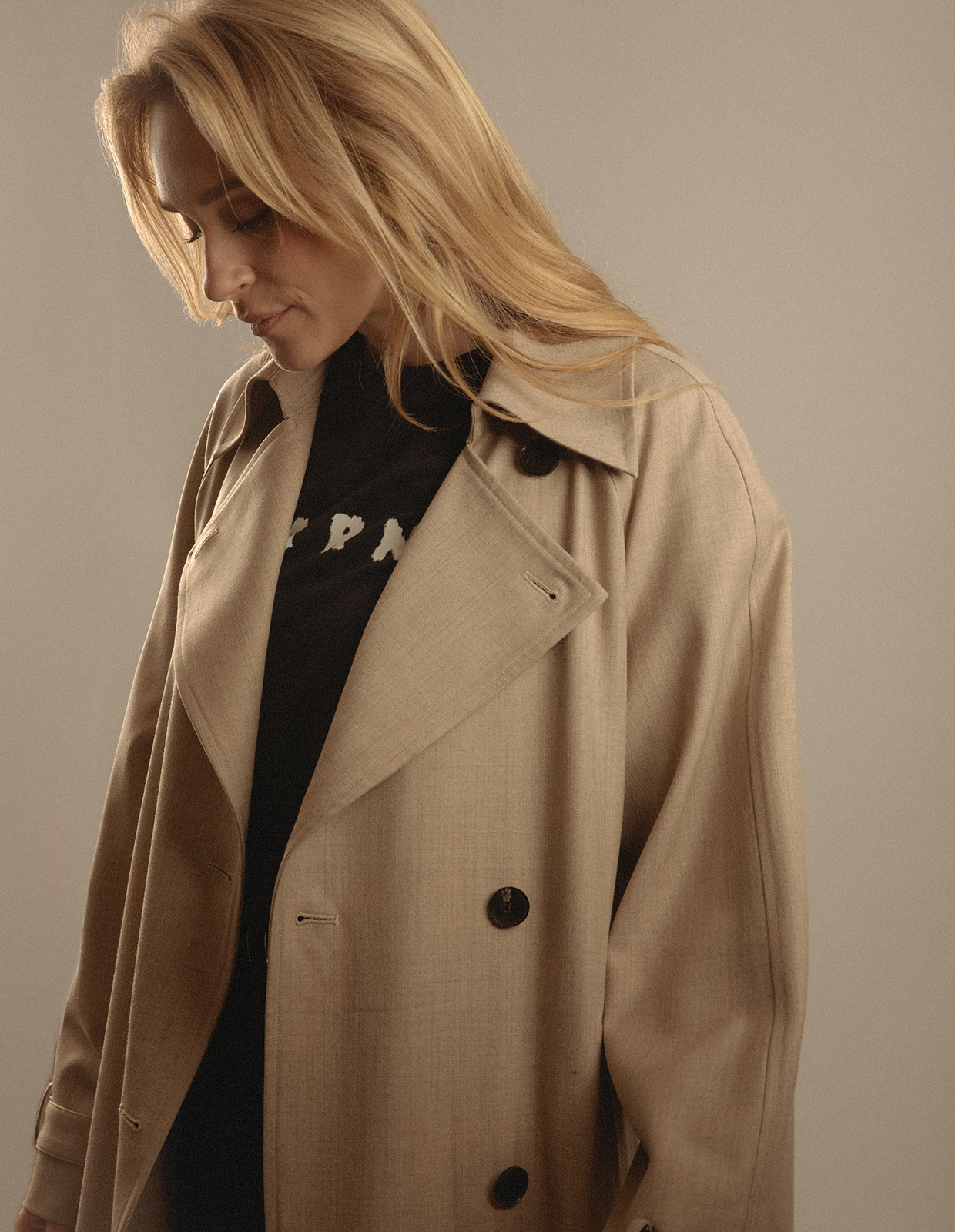 Trenchcoat Beige Melerad