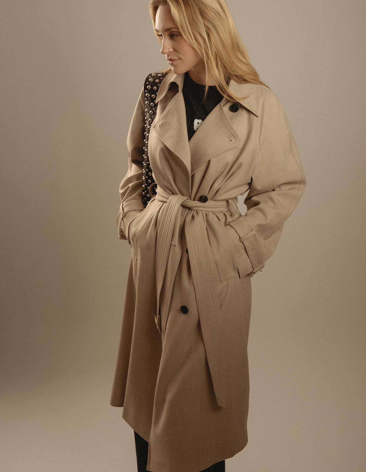 Trenchcoat Beige Melerad