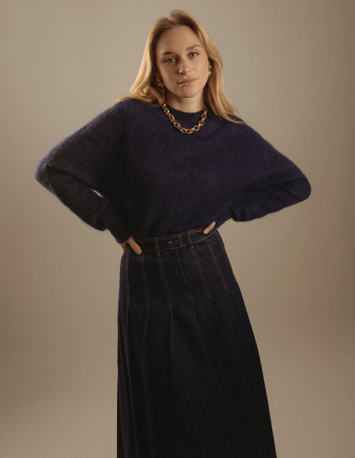 Fie Tröja Marinblå