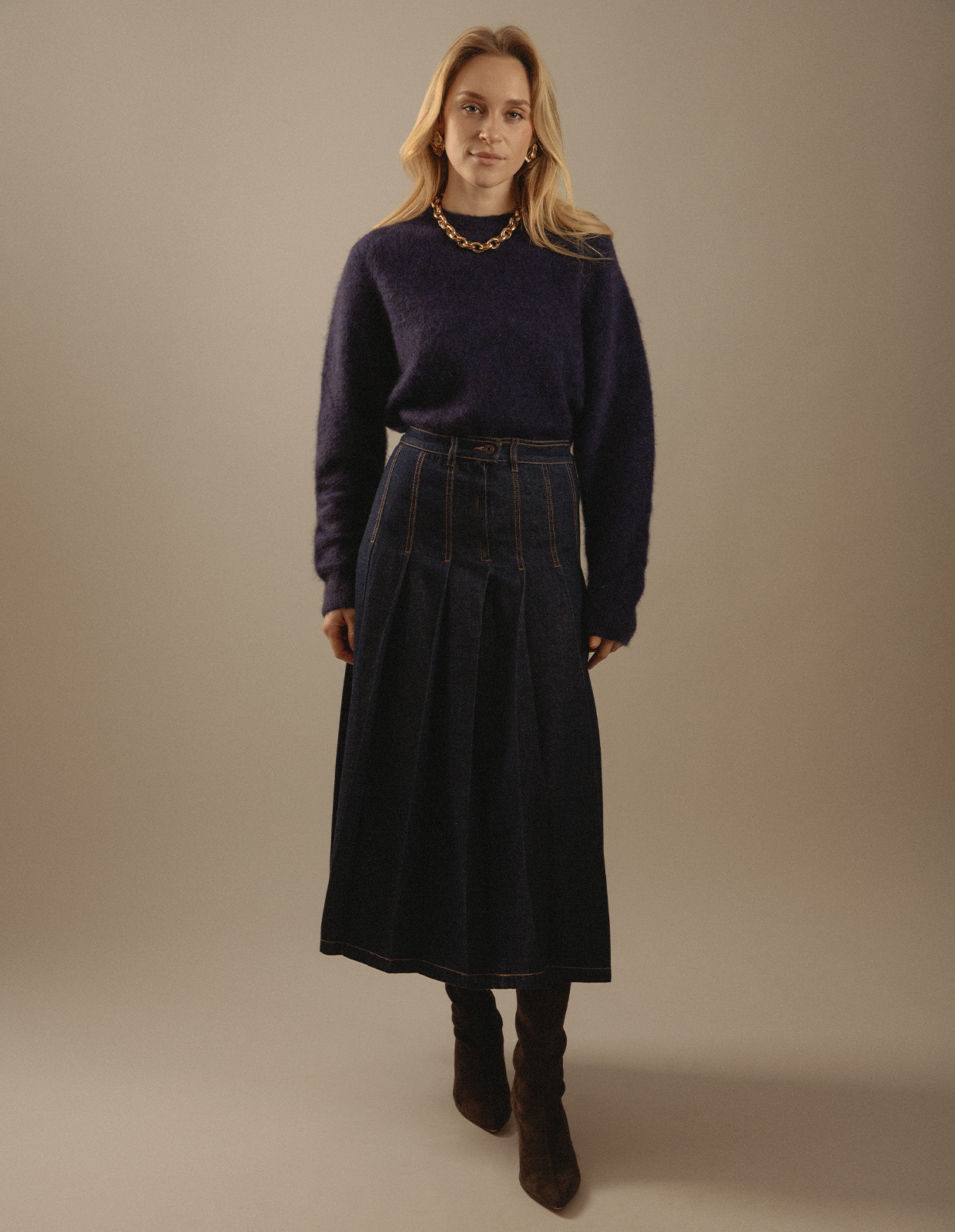 Fie Tröja Marinblå