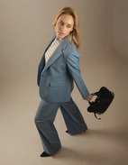 Venaco T-Shirt Benvit/Blå