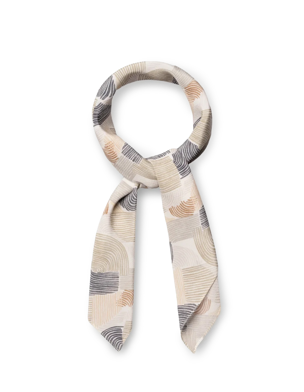 Bandana Siden Beige Flerfärgad One Size