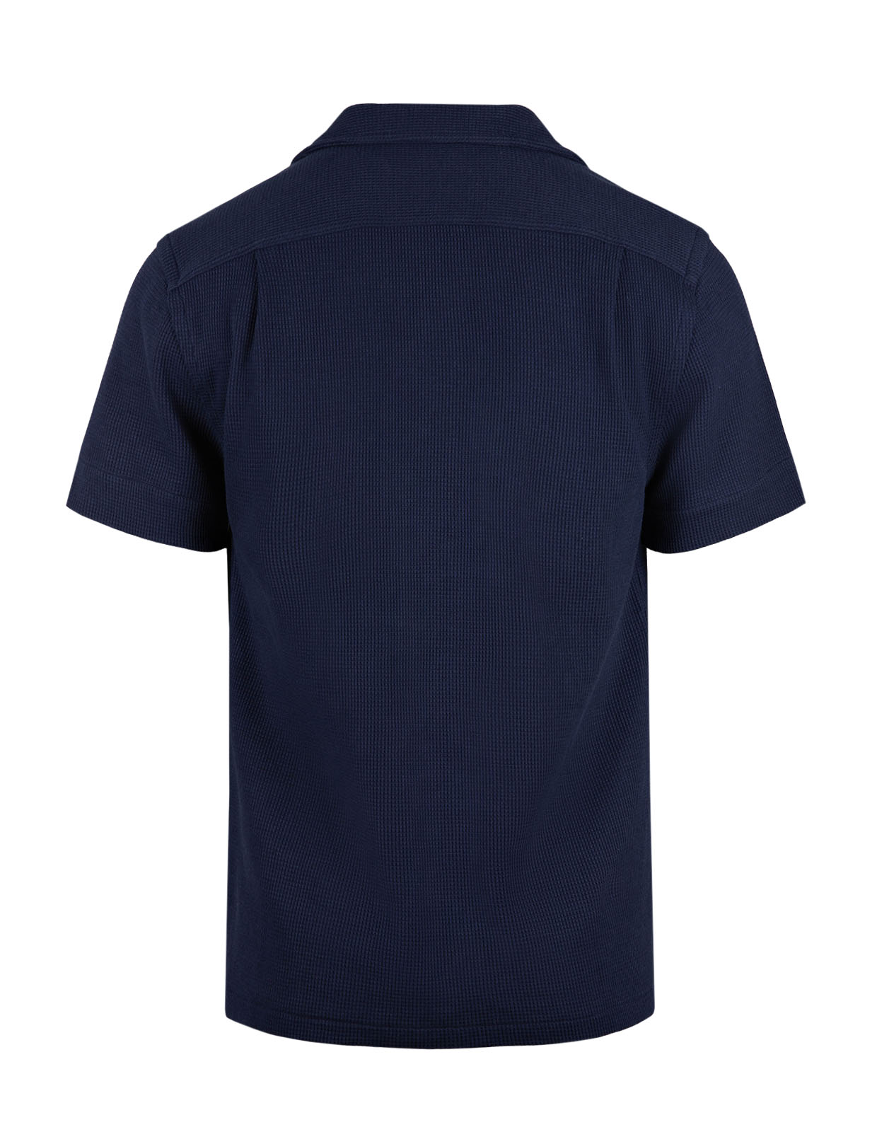 Kortärmsskjorta Camp Shirt Marinblå