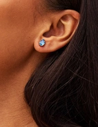 Amelia Stud Örhängen Blå One Size