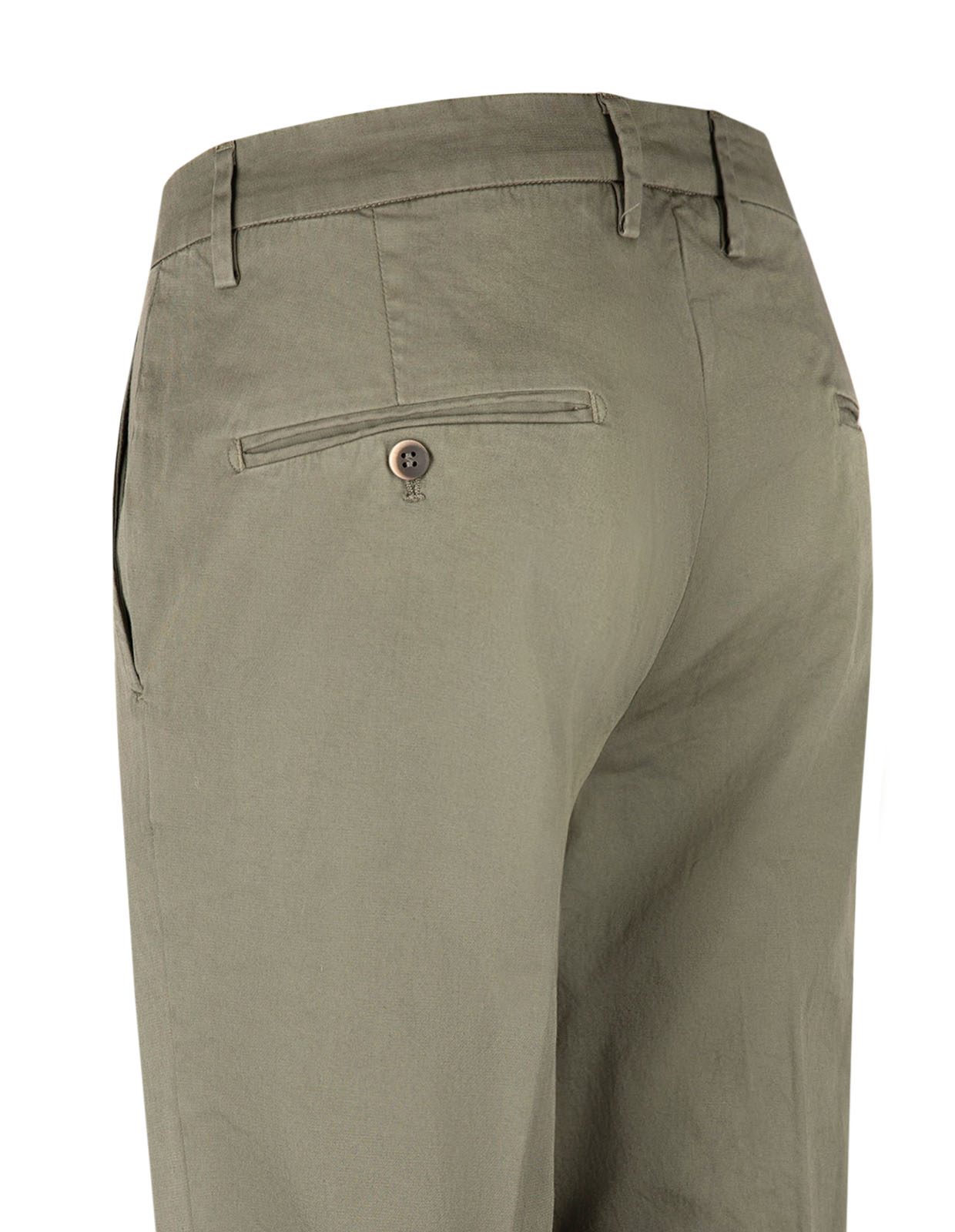 Torino Chinos Bomullsstretch Militärgrön 52