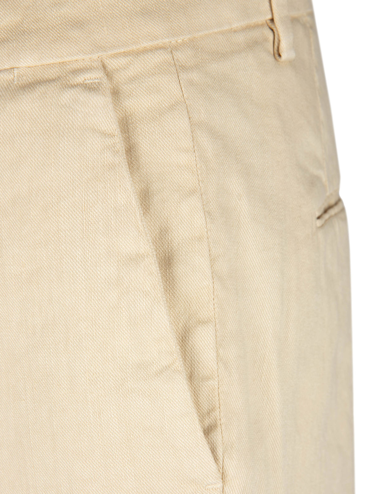 Boston Chinos Relaxed Fit Linne Bomullsstretch Ljusbeige