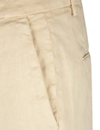 Boston Chinos Relaxed Fit Linne Bomullsstretch Ljusbeige