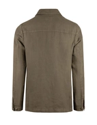 Constantin Overshirt Linne Olivgrön