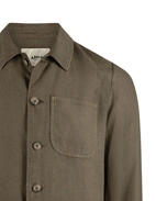 Constantin Overshirt Linne Olivgrön