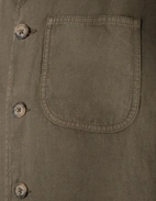 Constantin Overshirt Linne Olivgrön